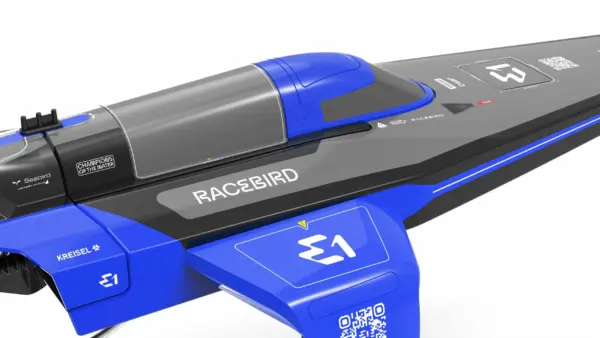 Joysway E1 Racebird 1:14 545mm RTR Hydrofoil Boat Blue – RC Speed Boat – view 21
