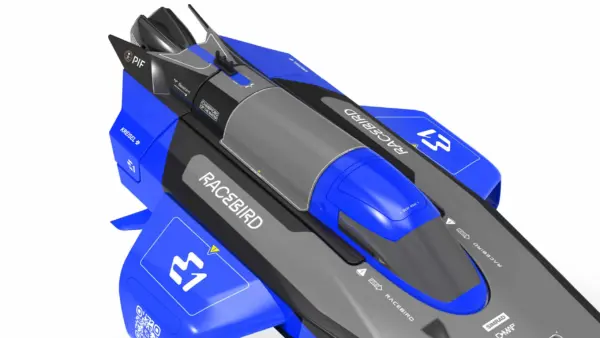 Joysway E1 Racebird 1:14 545mm RTR Hydrofoil Boat Blue – RC Speed Boat – view 22