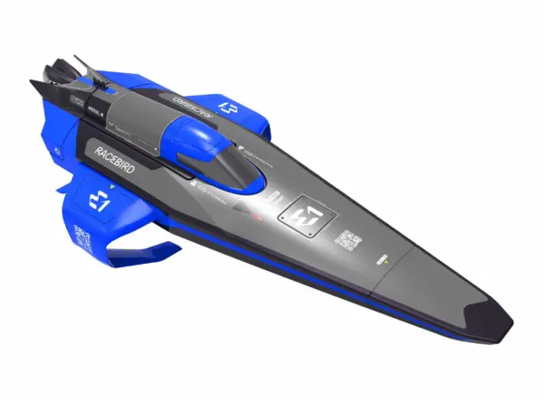 Joysway E1 Racebird 1:14 545mm RTR Hydrofoil Boat Blue – RC Speed Boat – view 24