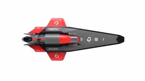 Joysway E1 Racebird 1:14 545mm RTR Hydrofoil Boat Coral – RC Speed Boat – view 3