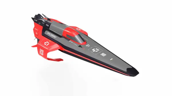 Joysway E1 Racebird 1:14 545mm RTR Hydrofoil Boat Coral – RC Speed Boat – view 4