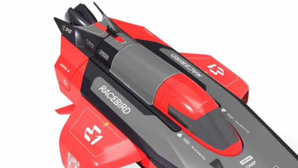Joysway E1 Racebird 1:14 545mm RTR Hydrofoil Boat Coral – RC Speed Boat – view 7