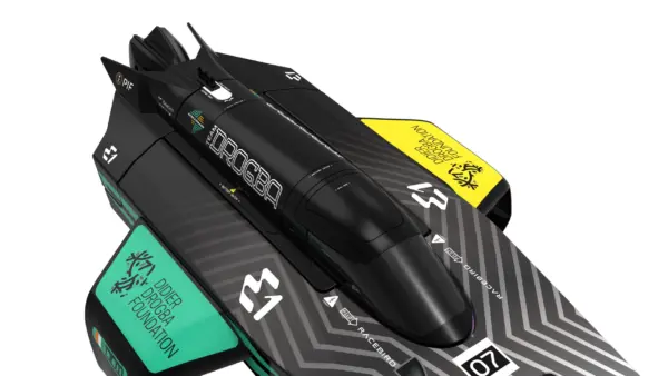 Joysway E1 Racebird 1:14 545mm RTR Hydrofoil Boat Team Drogba – RC Speed Boat – view 3
