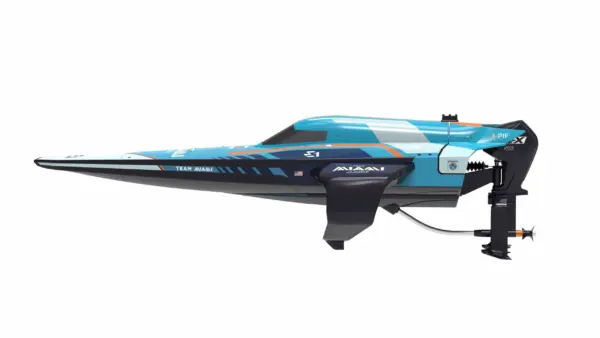 Joysway E1 Racebird 1:14 545mm RTR Hydrofoil Boat Team Miami – RC Speed Boat – view 12
