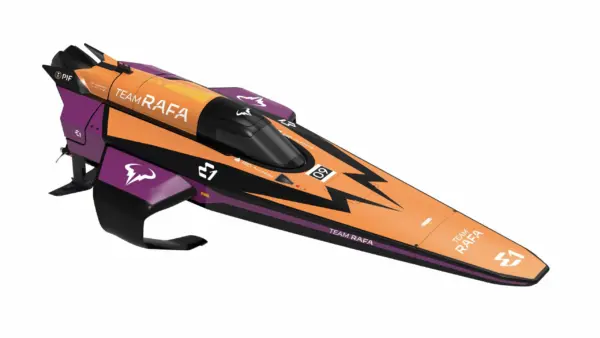 Joysway E1 Racebird 1:14 545mm RTR Hydrofoil Boat Team Rafa – RC Speed Boat – view 10