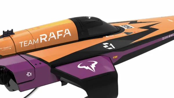 Joysway E1 Racebird 1:14 545mm RTR Hydrofoil Boat Team Rafa – RC Speed Boat – view 12