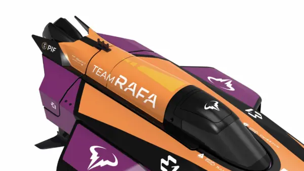 Joysway E1 Racebird 1:14 545mm RTR Hydrofoil Boat Team Rafa – RC Speed Boat – view 13