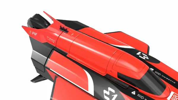 Joysway E1 Racebird 1:14 545mm RTR Hydrofoil Boat Team Westbrook – RC Speed Boat – view 3