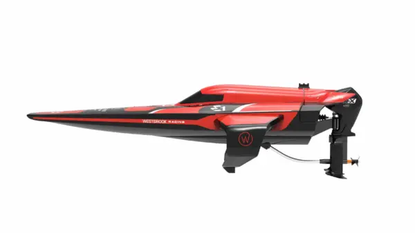 Joysway E1 Racebird 1:14 545mm RTR Hydrofoil Boat Team Westbrook – RC Speed Boat – view 10