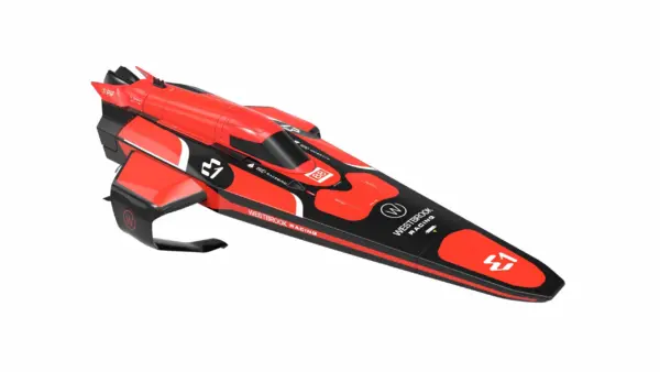 Joysway E1 Racebird 1:14 545mm RTR Hydrofoil Boat Team Westbrook – RC Speed Boat – view 12