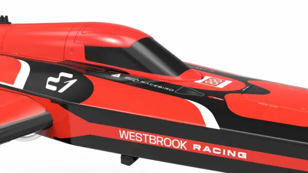 Joysway E1 Racebird 1:14 545mm RTR Hydrofoil Boat Team Westbrook – RC Speed Boat – view 13