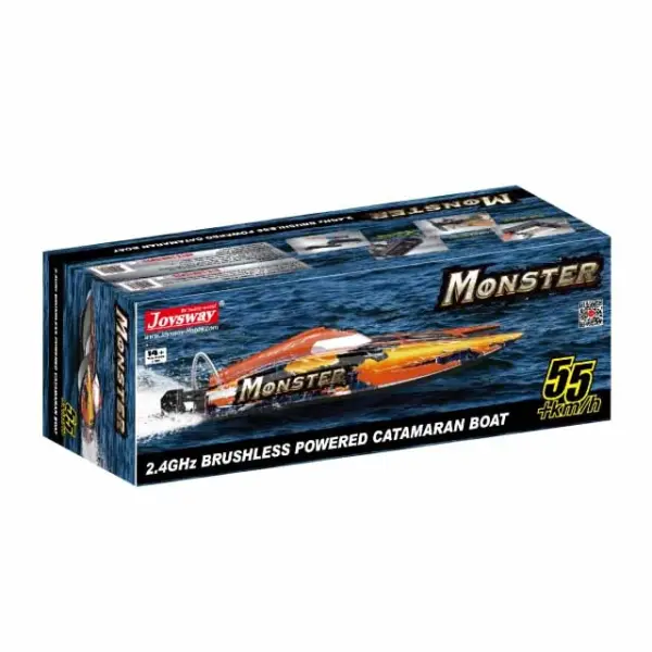 Joysway Monster Brushless Catamaran Elec Abs 570mm 2.4g Artr Boat – RC Speed Boat – view 8