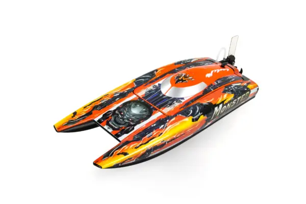 Joysway Monster Brushless Catamaran Elec Abs 570mm 2.4g RTR Boat – RC Speed Boat