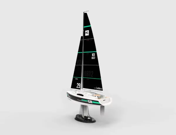 Joysway Caribbean V3 Yacht 260mm 2.4G RTR Sailboat – view 5