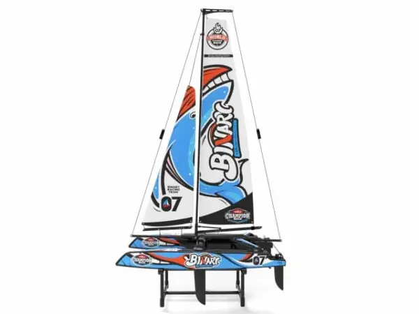 Joysway Binary V3 Catamaran 400mm 2.4G RTR Sailboat – view 2