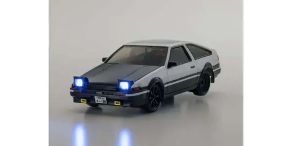 Kyosho First Mini-Z 1:28 Toyota Sprinter Trueno AE86 WH/BK – RC Car – view 6