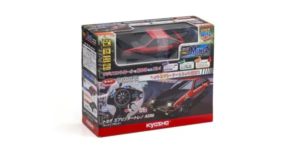 Kyosho First Mini-Z 1:28 Toyota Sprinter Trueno AE86 RD/BK – RC Car – view 7