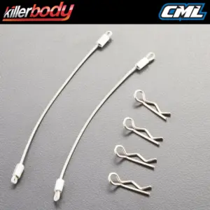Killerbody Body Rope W/Clip Set (Metal) 120mm