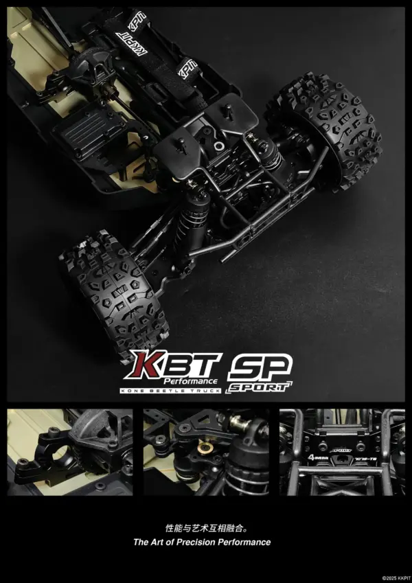 KKPIT KBT SP 1/8 Desert Truck – Deep Blue Remastered Edition RTR bundle version – RC Monster Truck – view 24