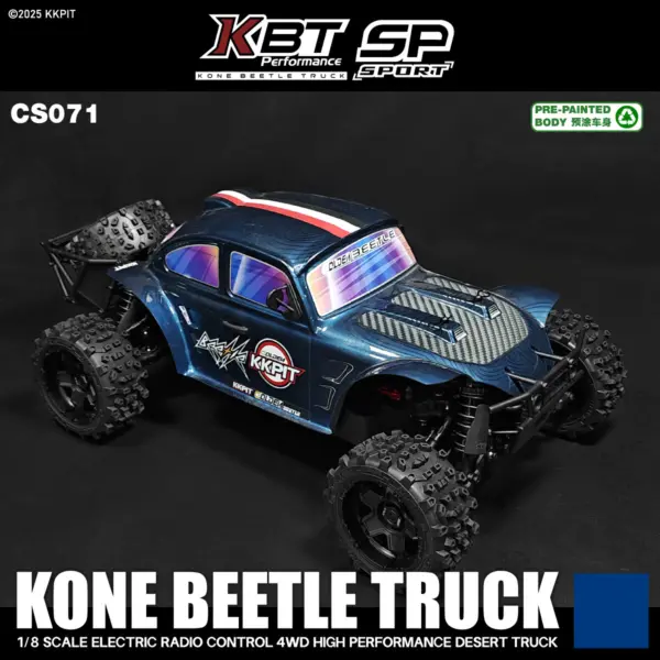 KKPIT KBT SP 1/8 Desert Truck – Deep Blue Remastered Edition RTR bundle version – RC Monster Truck – view 6