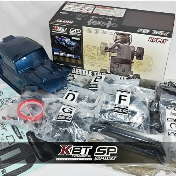 KKPIT KBT SP 1/8 Desert Truck – Deep Blue Remastered Edition RTR bundle version – RC Monster Truck – view 5