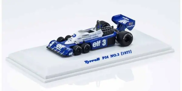 Kyosho 1:64 Die Cast Collection Tyrrell P34 1977 No.3 – view 2