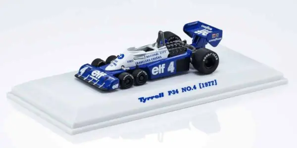 Kyosho 1:64 Die Cast Collection Tyrrell P34 1977 No.4 – view 2