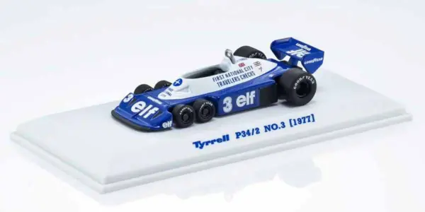Kyosho 1:64 Die Cast Collection Tyrrell P34/2 1977 No.3 – view 2