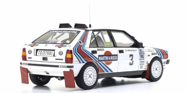 Kyosho 1:18 Lancia Delta HF 4WD Olympus Rally 1987 Martini Rossi Nr.3 – view 2