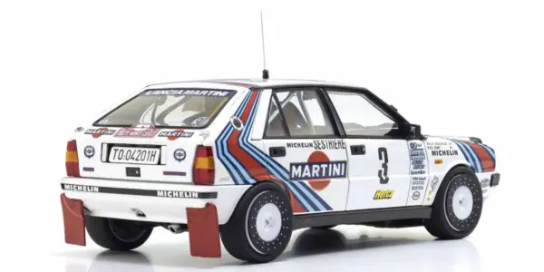 Kyosho 1:18 Lancia Delta HF 4WD Rally Monte Carlo 1988 Martini Nr.3 – view 2