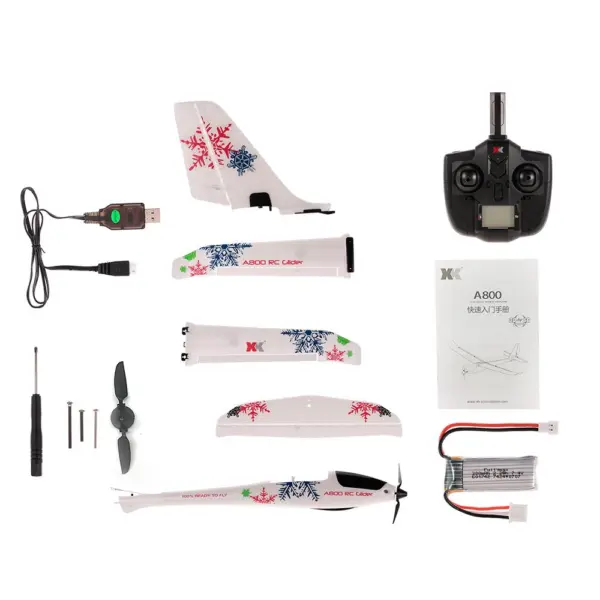 XK A800 RC Airplane 780mm Wingspan 5CH 3D/6G Mode Fixed Wing (RTR) – view 3