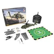 WLtoys XK K170 Black Hawk UH-60L RC Helicopter 4-Channel Brushless with 6-Axis Gyro (RTF)