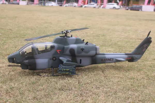 FLISHRC FL500 V2 FLISHRC 500 AH-1 Cobra 500 Size Scale Helicopter GPS RTF – view 6