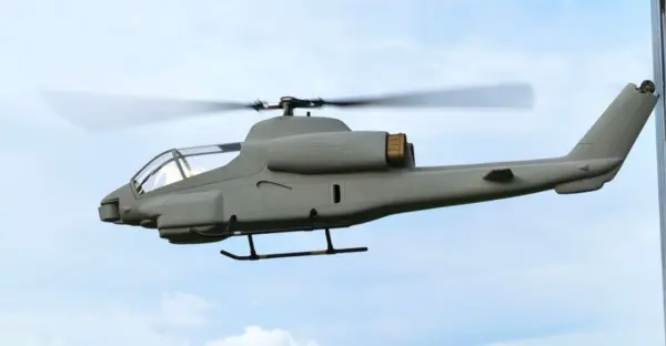 FLISHRC FL500 V2 FLISHRC 500 AH-1 Cobra 500 Size Scale Helicopter GPS RTF – view 7
