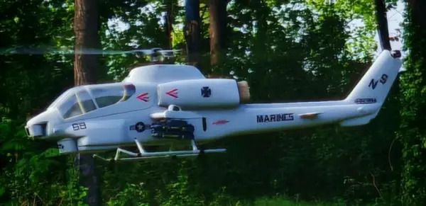 FLISHRC FL500 V2 FLISHRC 500 AH-1 Cobra 500 Size Scale Helicopter GPS RTF – view 8