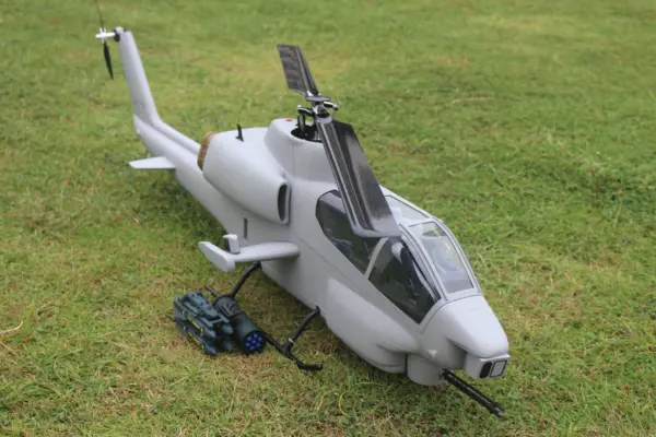 FLISHRC FL500 V2 FLISHRC 500 AH-1 Cobra 500 Size Scale Helicopter GPS RTF – view 24