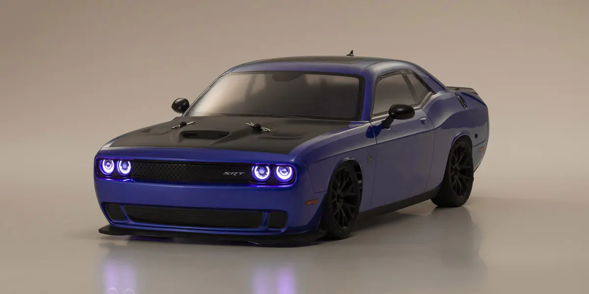 Kyosho Fazer MK2 (L) Dodge Challenger SRT 2015 Purple 1:10 Readyset – Electric RC cars