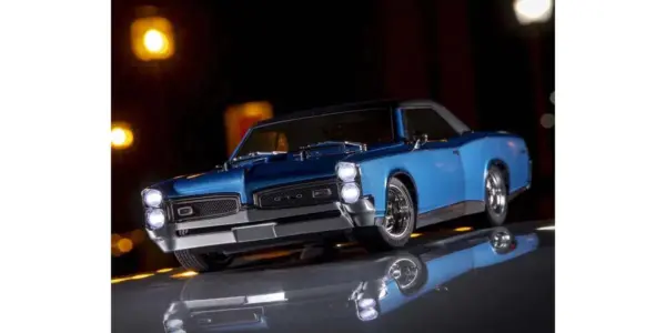 Kyosho Fazer MK2 (L) Pontiac GTO 1967 Tyrol Blue 1:10 Readyset – RC Car – view 8