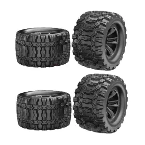 MJX Hyper Go 10208 Wheels & Tyres (Pre-Glued) - Part Number 1015a