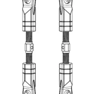 MJX Hyper Go 10208 V1 Tie Rods 2 Pack - Part Number 10240