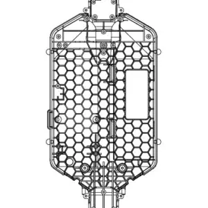 MJX Hyper Go 10208 V1 Replacement Chassis - Part Number 10300