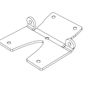 MJX Hyper Go 10208 V2 Front Chassis Brace - Part Number 1031f2