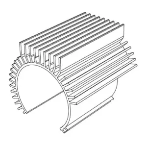 MJX Hyper Go Replacement Motor Heat Sink - Part Number 10395