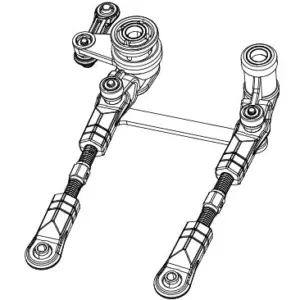 MJX Hyper Go 10208 V1 Steering Assembly Set - Part Number 10430