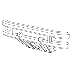 MJX Hyper Go 14209 Front Bumper - Part Number 14100b