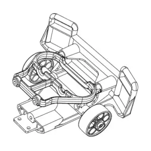 MJX Hyper Go 14211 Rear Bumper Assembly - Part Number 14110d