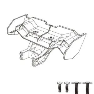 MJX Hyper Go 14210 Rear Wing Spoiler - Part Number 1412a