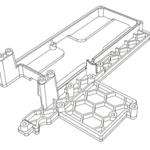 MJX Hyper Go Replacement Chassis Tray Part - Part Number 14130b
