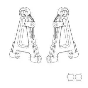 MJX Hyper Go 14301 14302 Front Lower Swingarms - Part Number 14220