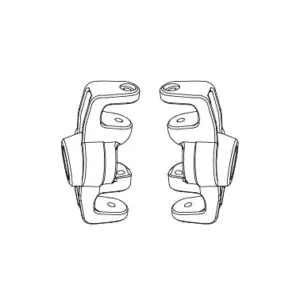 MJX Hyper Go 14211 Front Hub Carrier Steering Knuckles - Part Number 14230c